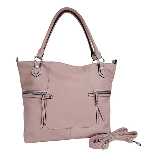 Bolsa Transversal Ombro Grande Couro Eco Reforçada Estilosa Elegante