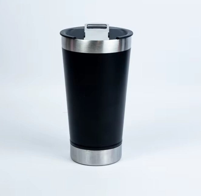 Copo Térmico 473ml COM TAMPA E Abridor Inox Para Quente e Gelado
